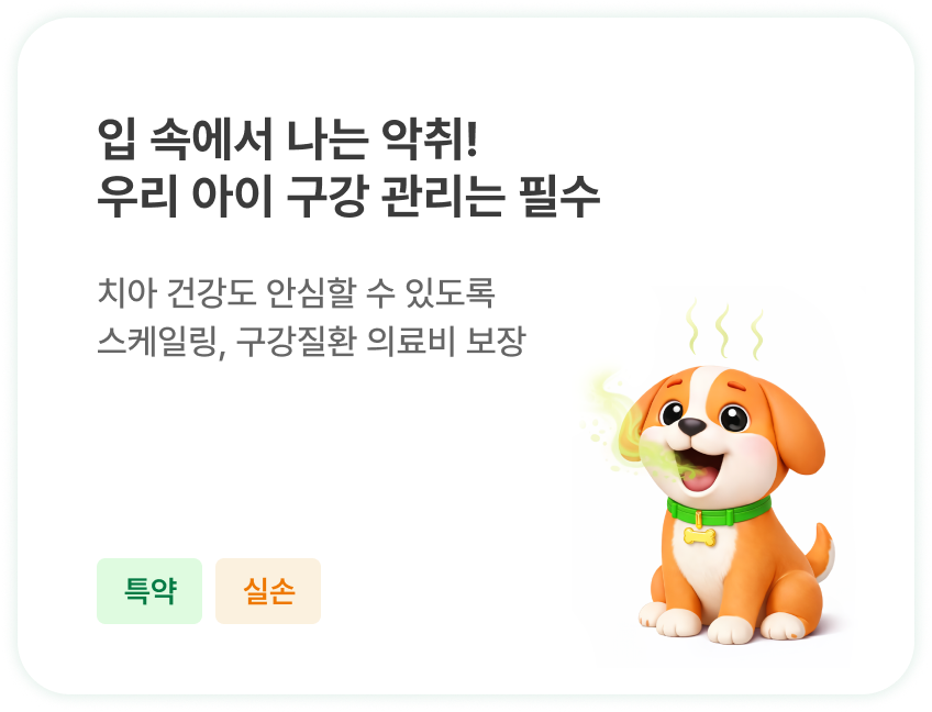 입 속에서 나는 악취! 우리 아이 구강 관리는 필수